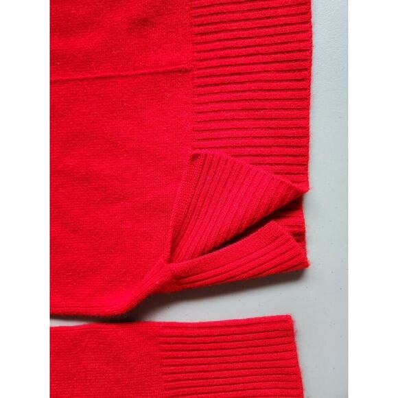 NWT The Cashmere Project Heart 100% Cashmere Pullover Hoodie Sz XS Red #3B501 - Picture 6 of 10